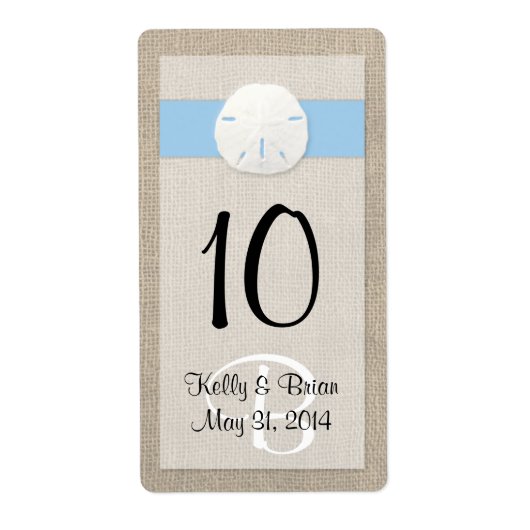 Étiquette Sable Dollar Sky Blue Wine BotÉtiquette (Devant)