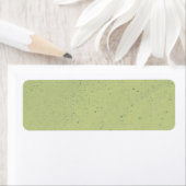 Étiquette Sable Vert Citron (En situation)