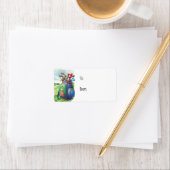 Étiquette Sac de golf avec Santa Hat pour Golfer (En situation)