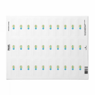 Étiquette Sac de préférence du logo personnalisé de l'entrep