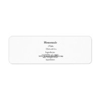 Sachets maison faits avec amour ajouter texte site