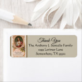 Étiquette Sacré Coeur de Jésus Merci (En situation)