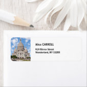 Étiquette Sacré Coeur sur Montmartre - Paris, France (En situation)