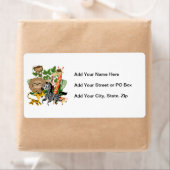 Étiquette Safari animal (En situation)