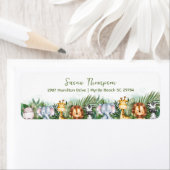 Étiquette Safari Animaux (En situation)