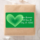Étiquette Sage Green Heart Thunder_Cove (En situation)