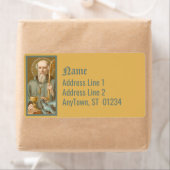 Étiquette Saint Benoît de Nursia (JM 07) (En situation)