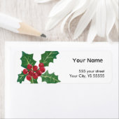 Étiquette Saint-Berry et Direction des Feuilles (En situation)