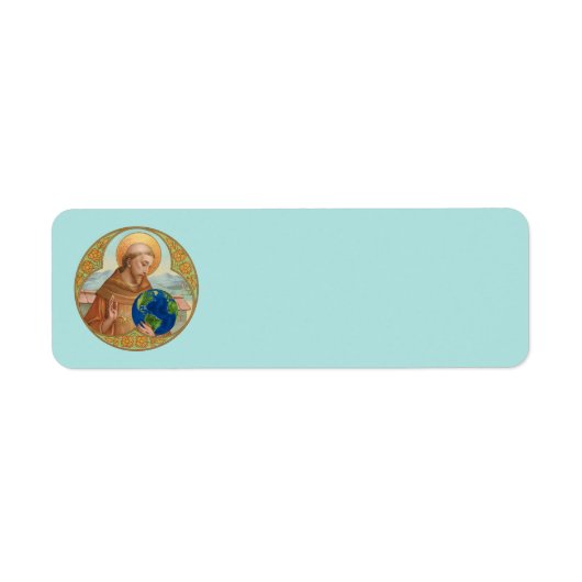 Étiquette Saint François d'Assise (Devant)