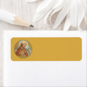Étiquette Saint François d'Assise (BK 002) (En situation)