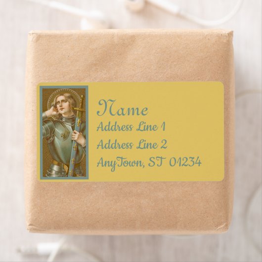 Étiquette Saint Jean d'Arc (JM 28) (En situation)