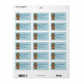 Étiquette Saint Joseph, Toddler CC, Anges avec modèle du Vat (Feuille entière)