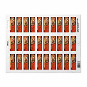 ÉTIQUETTE SAINT MARY MAGDALENE (Feuille entière)