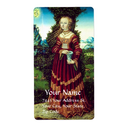 Étiquette SAINT MARY MAGDALENE, Parchemin Brown (Devant)