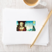 Étiquette SAINT MARY MAGDALENE, Parchemin Brown (En situation)