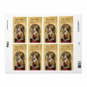 Étiquette SAINT MARY MAGDALENE Parchment (Feuille entière)