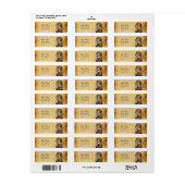 Étiquette SAINT MARY MAGDALENE Parchment (Feuille entière)