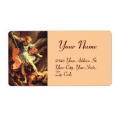 Étiquette Saint Michel l'Archange (Devant)