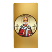 Étiquette Saint Nicolas (Devant)