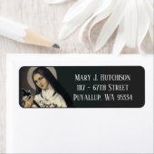 Étiquette Saint-Thérèse de l'Enfant Jésus Lisieux (En situation)