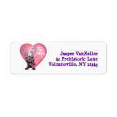 Étiquette Saint Valentin (Devant)