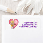 Étiquette Saint-Valentin au poulet (En situation)