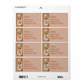 Étiquette Saint-Veronica de Jérusalem (JM 60) (Feuille entière)