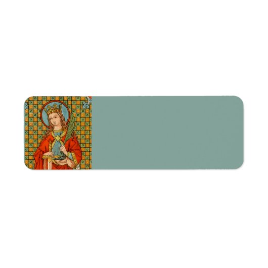 Étiquette Sainte-Barbara (JP 01) (Devant)