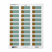 Étiquette Sainte-Barbara (JP 01) (Feuille entière)