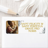 Étiquette Sainte Perpétue & Sainte Félicité (En situation)