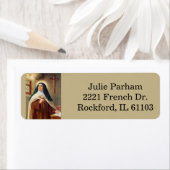 Étiquette Sainte Thérèse d'Avila (En situation)