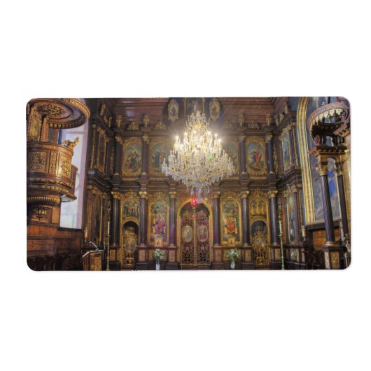 Étiquette Sainte Trinité Église grecque orthodoxe (Devant)