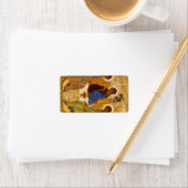 Étiquette Sainte Trinité par Andrey Rublev (En situation)