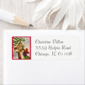 Étiquette Sainte Vierge Marie Mère Bébé Jésus (En situation)