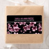 Étiquette Sakura aux fleurs de cerisiers (En situation)