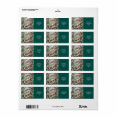 Étiquette Sakura, serpent rose mignon Imaginaire (Feuille entière)