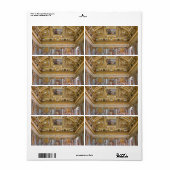 Étiquette Sala della Biblioteca (Feuille entière)
