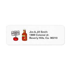 Étiquette Sali ketchup