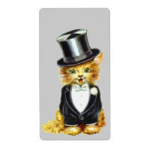 Étiquette Salle de chat (Devant)