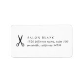 Étiquette Salon de beauté promotionnel (Devant)