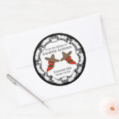 Étiquette Salsa Personnaliser la date (Enveloppe)