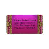 Étiquette Salsbury Royale (Devant)