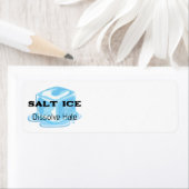 Étiquette Salt Ice Return Address Label (En situation)