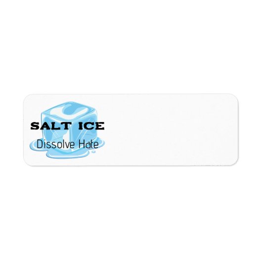 Étiquette Salt Ice Return Address Label (Devant)
