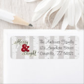 Étiquette Salutation de vacances Joyeux et lumineux (En situation)