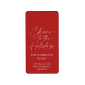 Étiquette Salutations au Festival des Fêtes (Devant)