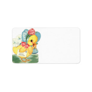 Étiquette Salutations aux poussins de Pâques