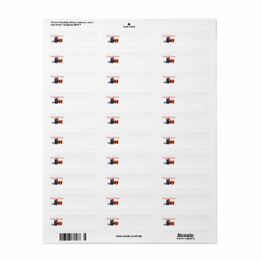 Étiquette Salutations de Terrier écossais (Feuille entière)