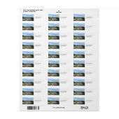 Étiquette Salzbourg (Feuille entière)