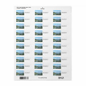 Étiquette Salzbourg (Feuille entière)